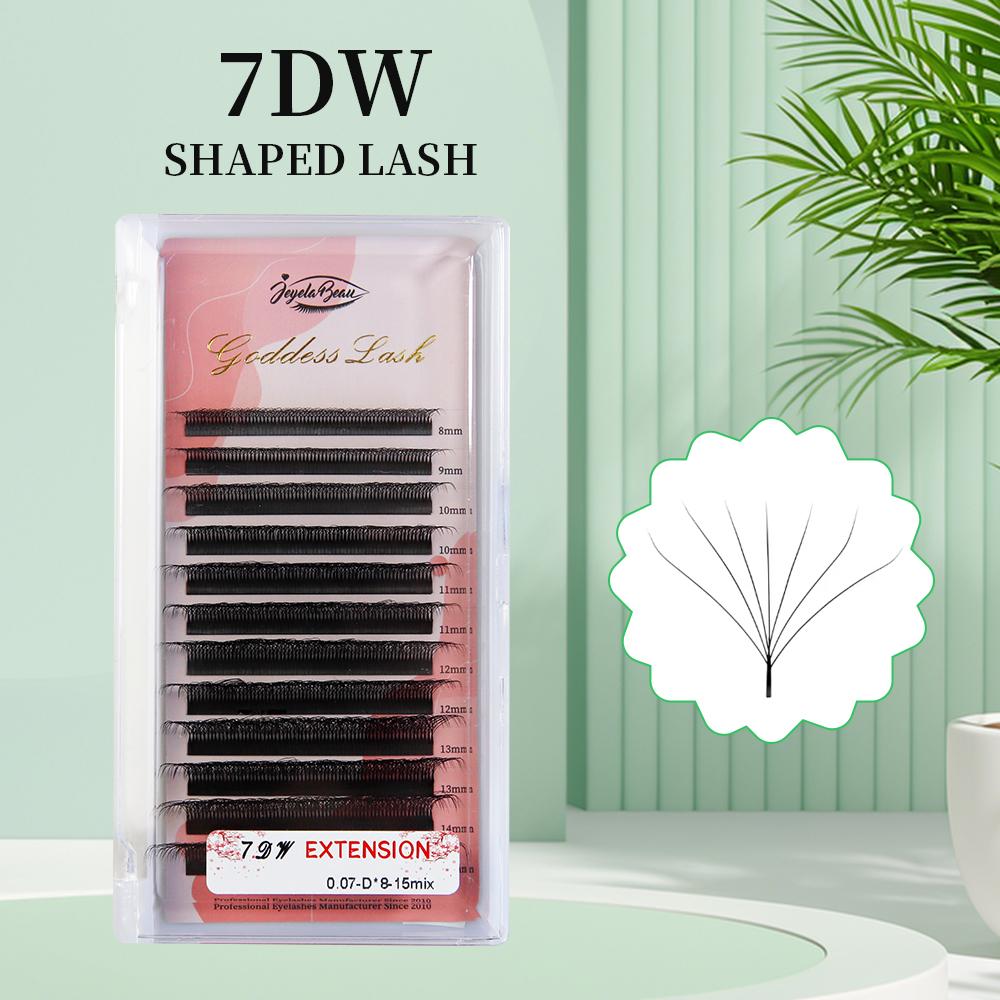 Накладки для ресниц Goddess W 2D/3D/4D/5D/6D/7D/8D W Накладные ресницы 0.07 C D M/LU Готовые веерные пучки Индивидуальные ресницы