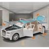 1/24 Rolls Royce Phantom Mansory Alloy Car Diecasts & Toy Vehicles Car Model Sound and Light Pull Back Car Toys for Kids Gifts