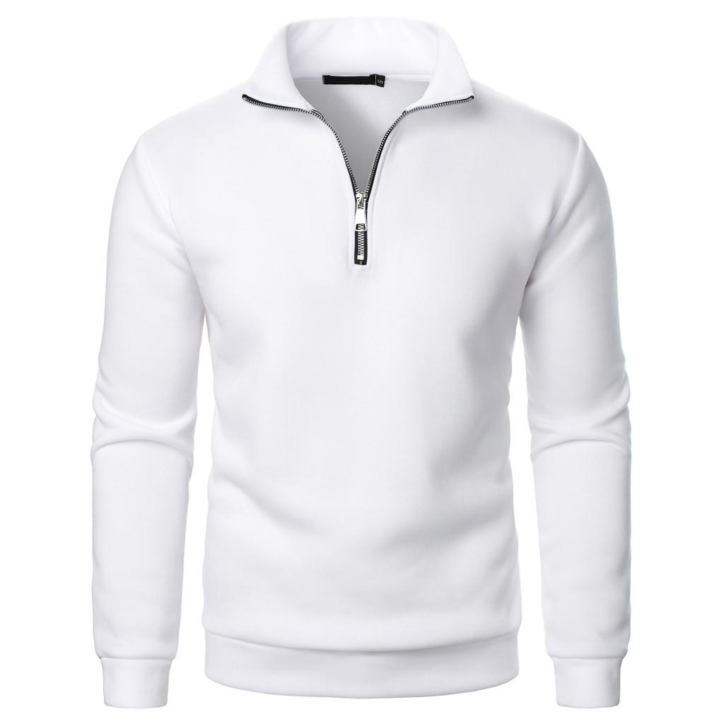 Casual Mens Stand Collar Sweatshirt With Zipper For Youths Summer Fashion