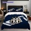 Juventus Torino: Black White Glory Bedding (1 * duvet cover + 2 * pillowcase, without core) Christmas birthday gift Bedding set