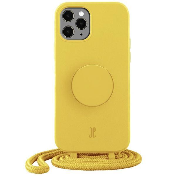 Etui do iPhone 11 Pro Just Elegance PopGrip Żółty