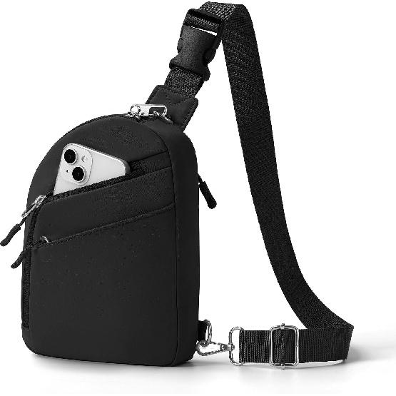 TOPEAST Anti Theft Crossbody Bags for Women Men, Small Sling Crossbody Bag Travel Purse Shoulder Wallet with RFID Blocking