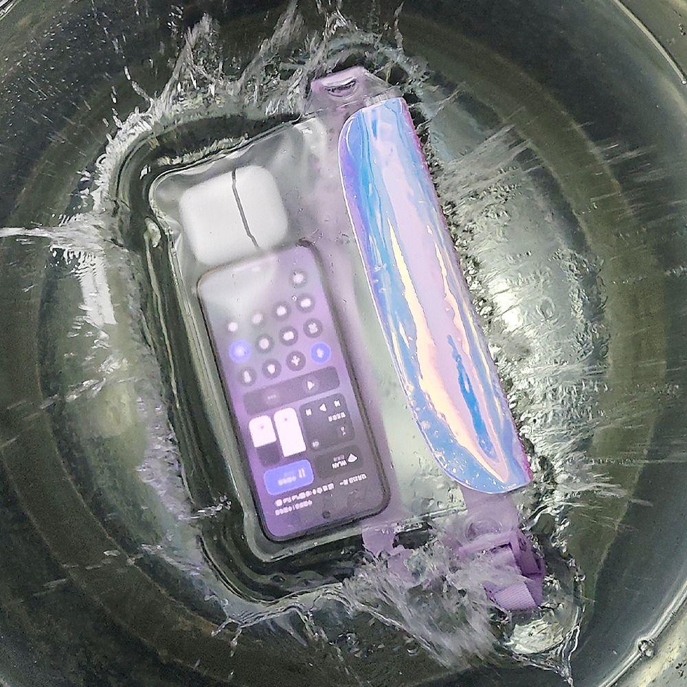 Прозрачная водонепроницаемая поясная сумка ПВХ с сенсорным экраном Сумка для хранения Новая сумка для плавания для мобильного телефона Рафтинг