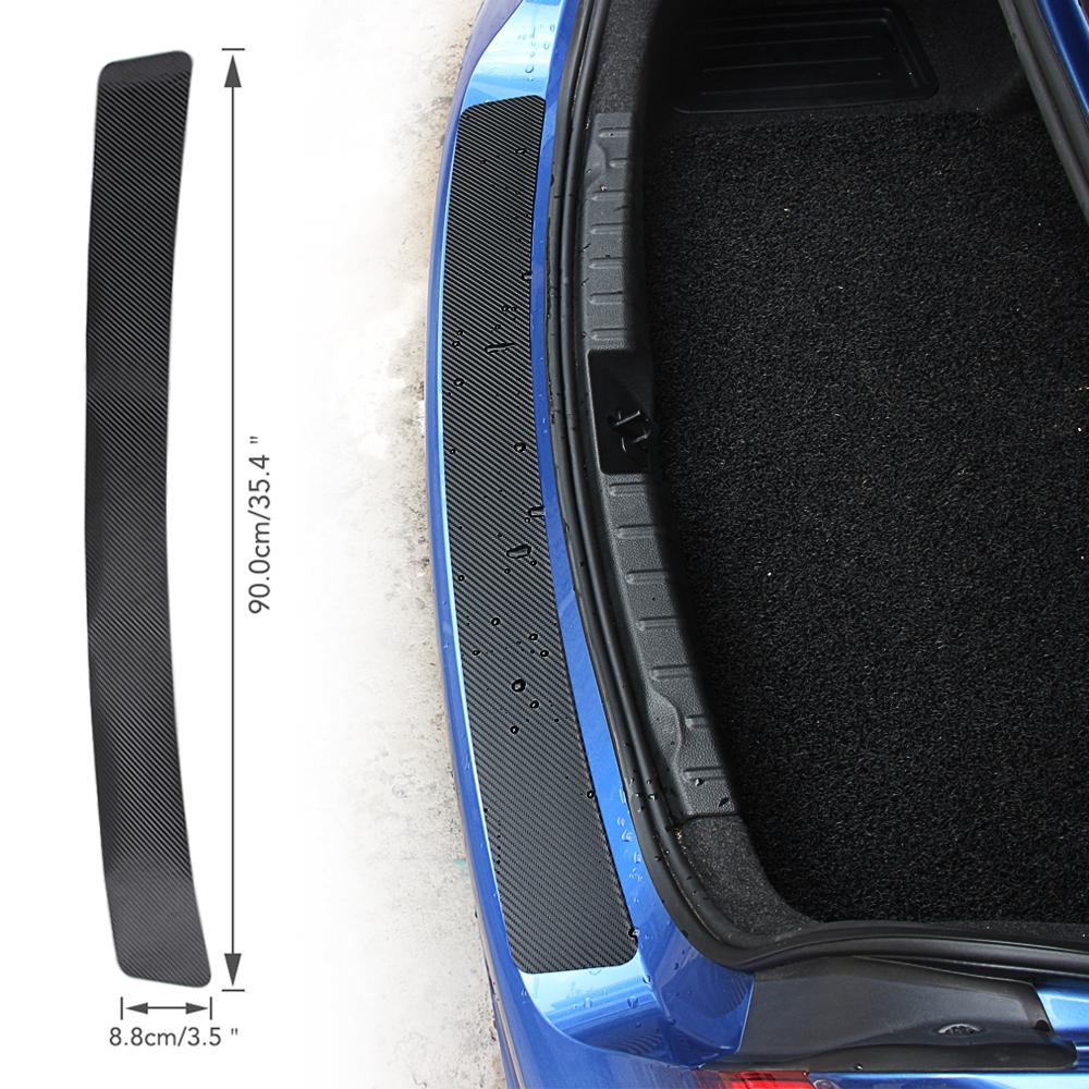 Auto Trunk Trim Car Rear Bumper Guard Sticker for Ford Focus 2 3 1 Fiesta Mondeo MK4 Transit Fusion Kuga Ranger