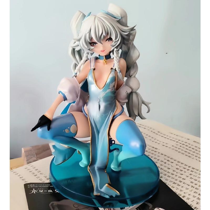 Фигурка Аниме Girls Frontline Cuique Mei - Приседающая Поза, Двойной Хвост, Красивая Модель, Орнамент Шасси, Коллекционный Подарок