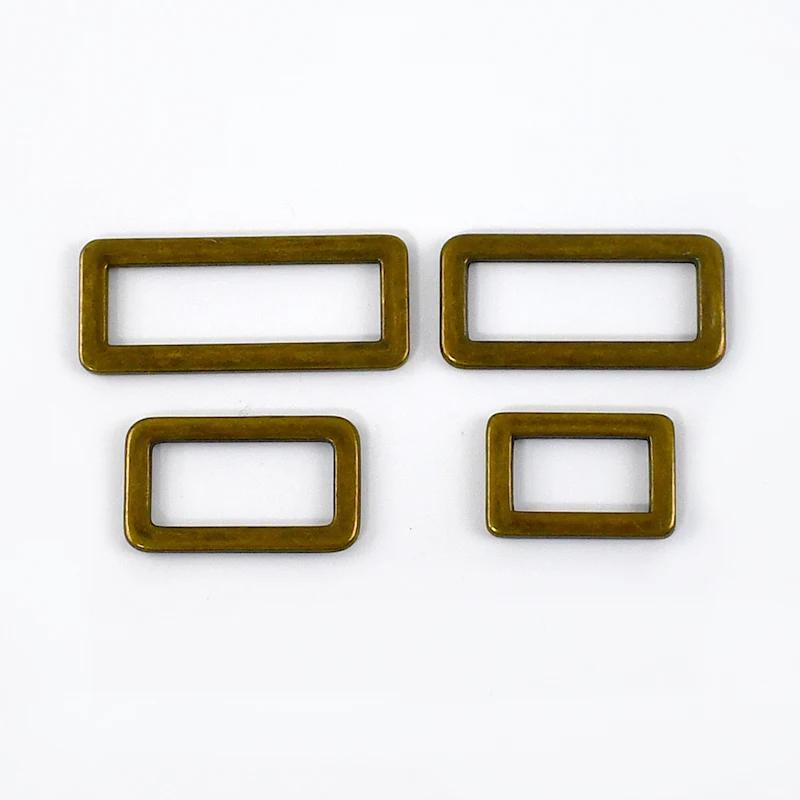 Meetee 20 шт. 20-50 мм 16 цветов Металлическая пряжка Регулировочные пряжки для стропы Ползунок для ремня сумки Кольцо Застежка DIY Кожаная фурнитура Аксессуары