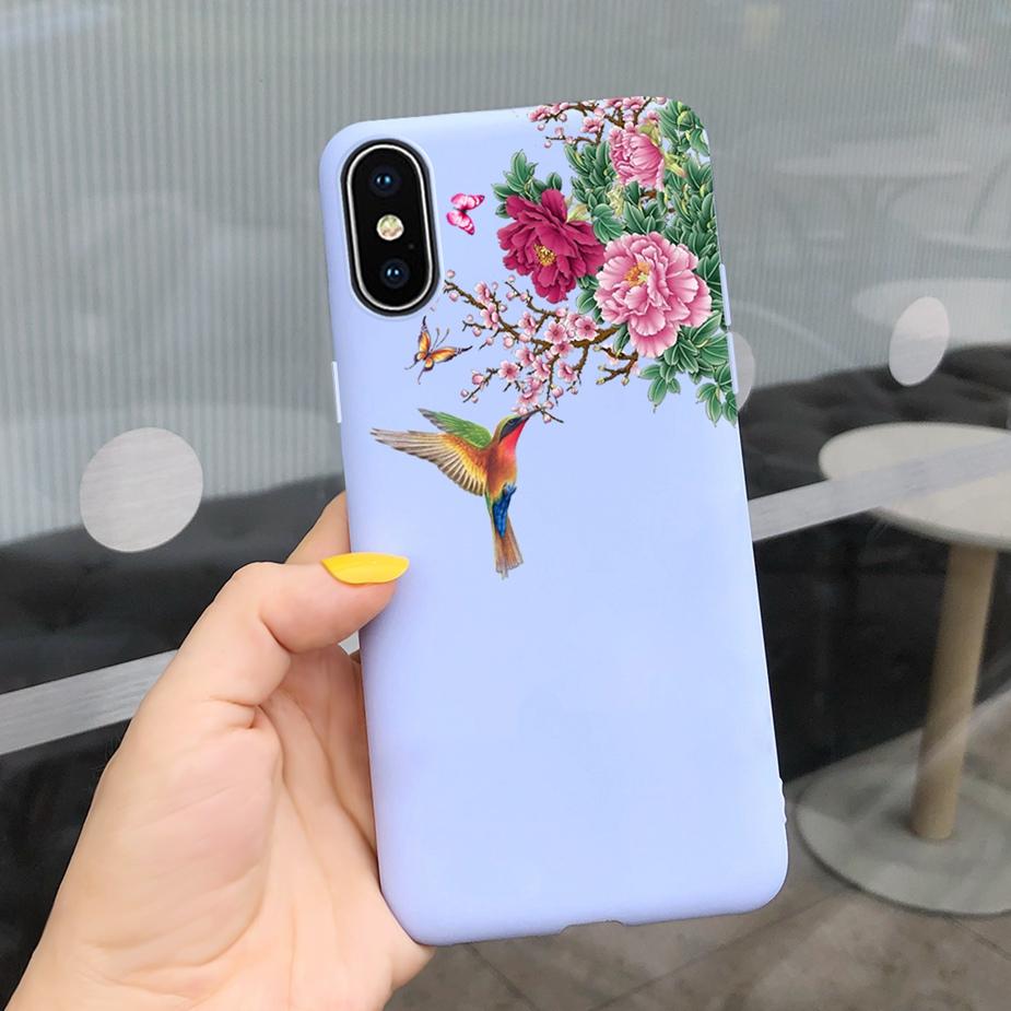 Чехол для iPhone X Чехол для iPhone XR XS Max Силиконовый Мягкий ТПУ Fundas Задняя крышка телефона Чехол Для iPhone X XR XS Max Coque Милый Бампер