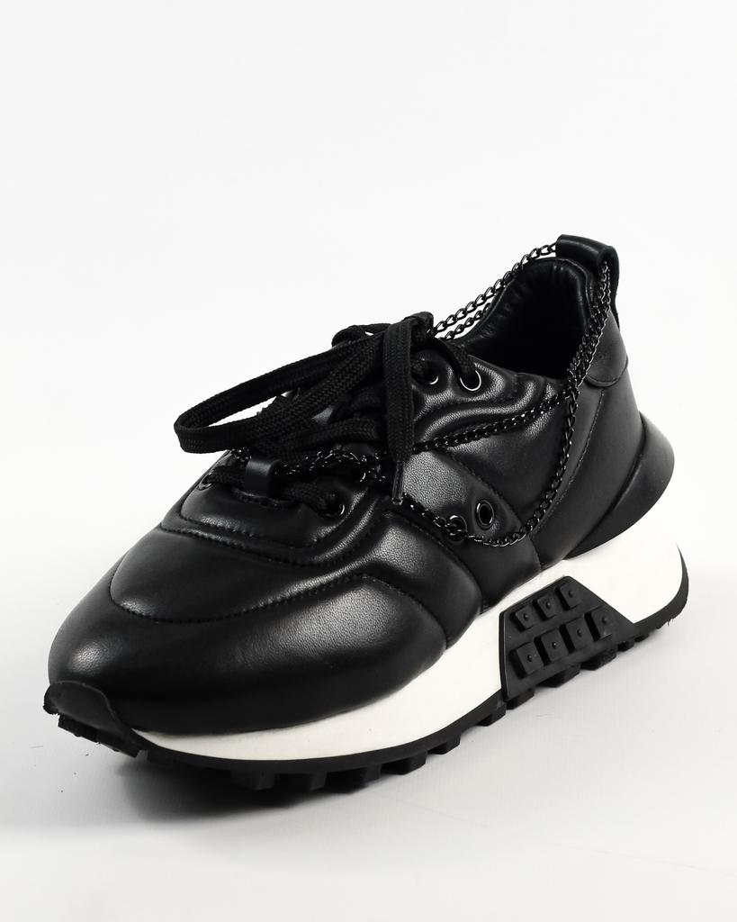 Кроссовки с цепью Tucino 5835 36 Черные кожа