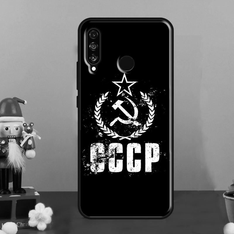 Red Soviet Union USSR Flag For Huawei Nova Y70 Y90 Y60 Y72 Y61 Y91 12s 12i 11i 7i 8i 9 10 SE P60 Pro P30 P40 Lite Case