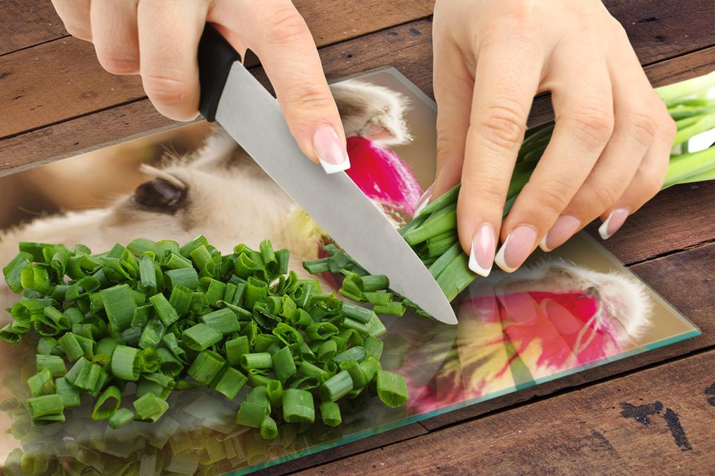 GLASS CUTTING BOARD 35x52 Lama