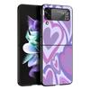 Роскошный подарочный чехол для телефона Samsung Galaxy Z Flip 4 Fold, черный, жесткий чехол для Samsung Z Flip 3 5G, чехол с абстрактной эстетикой