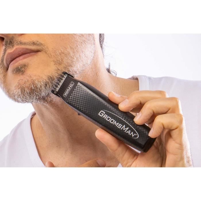 Multi-purpose Clipper - WAHL - GroomsMan All In One - Professional and Removable Cutting Head - Black
