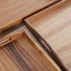 Natural Wood Food Storage Trays Retro Style Dessert Pallet Decorate Tray Wooden Tray  Bathroom