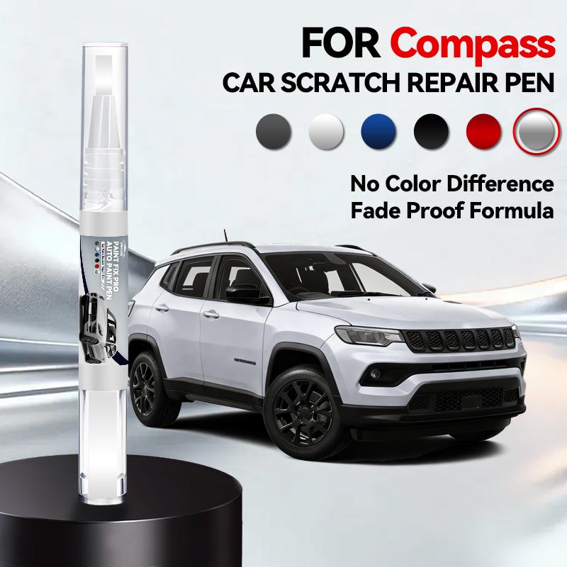 Для Jeep Compass Автомобильный ремонтный маркер для краски Подкраска Удаление царапин Сделай сам Автоаксессуары Белый 296 Черный 848 Красный JRM Серебристо-синий SB8