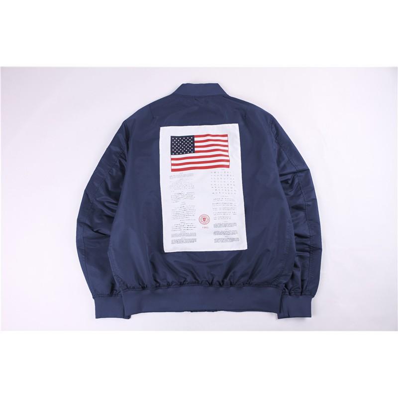 Norman Dragon American Military Style MA-1 Flight Jacket Mens Air Force Pilot Coat