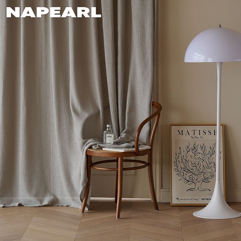 1 шт. NAPEARL модная и минималистичная однотонная текстурированная мягкая прозрачная занавеска тюль для гостиной, спальни, оконная прозрачная занавеска для домашнего декора