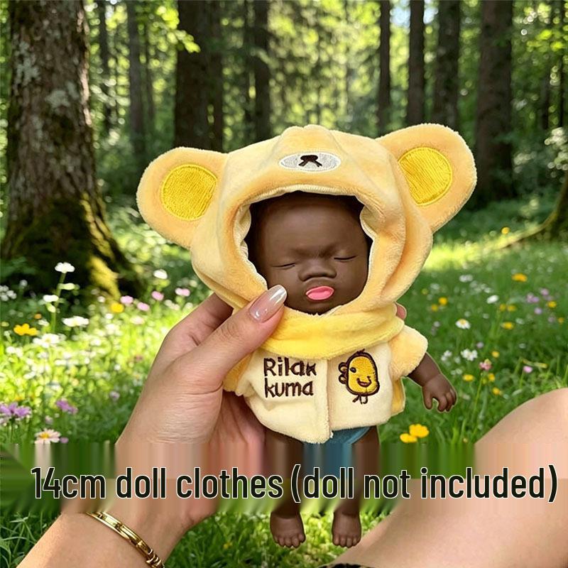 Natasha 14cm Doll Pajamas - Cute Animal Princess Outfit for Black Dolls