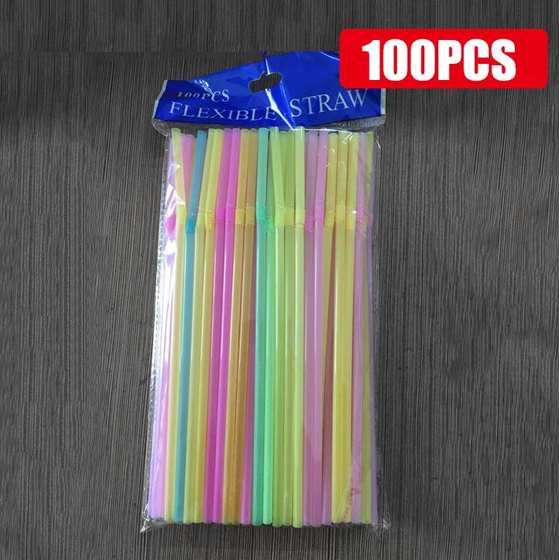 50-1000 шт. Цветные и черные питьевые соломинки rietjes Гибкие Свадебные Вечеринки Принадлежности Питьевые соломинки Кухня Оптом