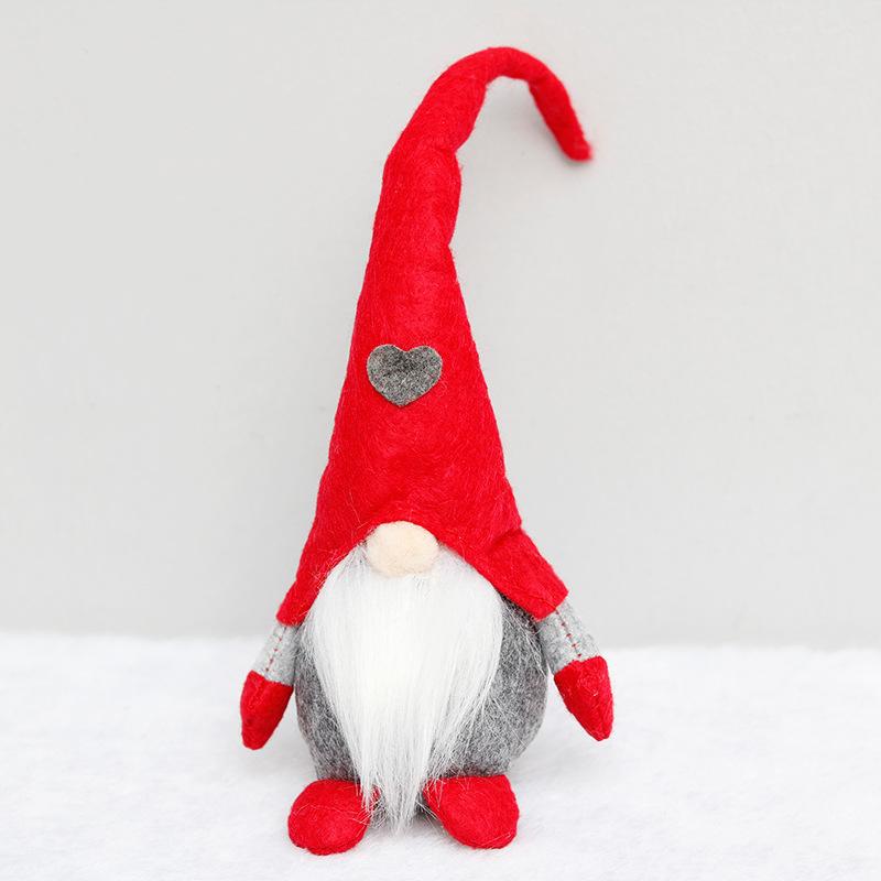 Рождественские украшения Безликая кукла Стоящая фигурка Украшения Украшения Санта-Клауса