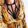 Women Backless Bustier Bra Sexy Halter Elastic Bandage Harness Erotic Underwear