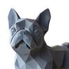 Yousheng French Bulldog Statue 3D Printed Standing Dog Figurine PLA Animal Sculpture Home Office Bookshelf Desktop Decoration Ornament