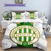 FTC Logo Pattern Bedding,Quilt Set Quilt Cover Pillowcase Home Birthday Gift(1 * duvet cover + 2 * pillowcase, without core)