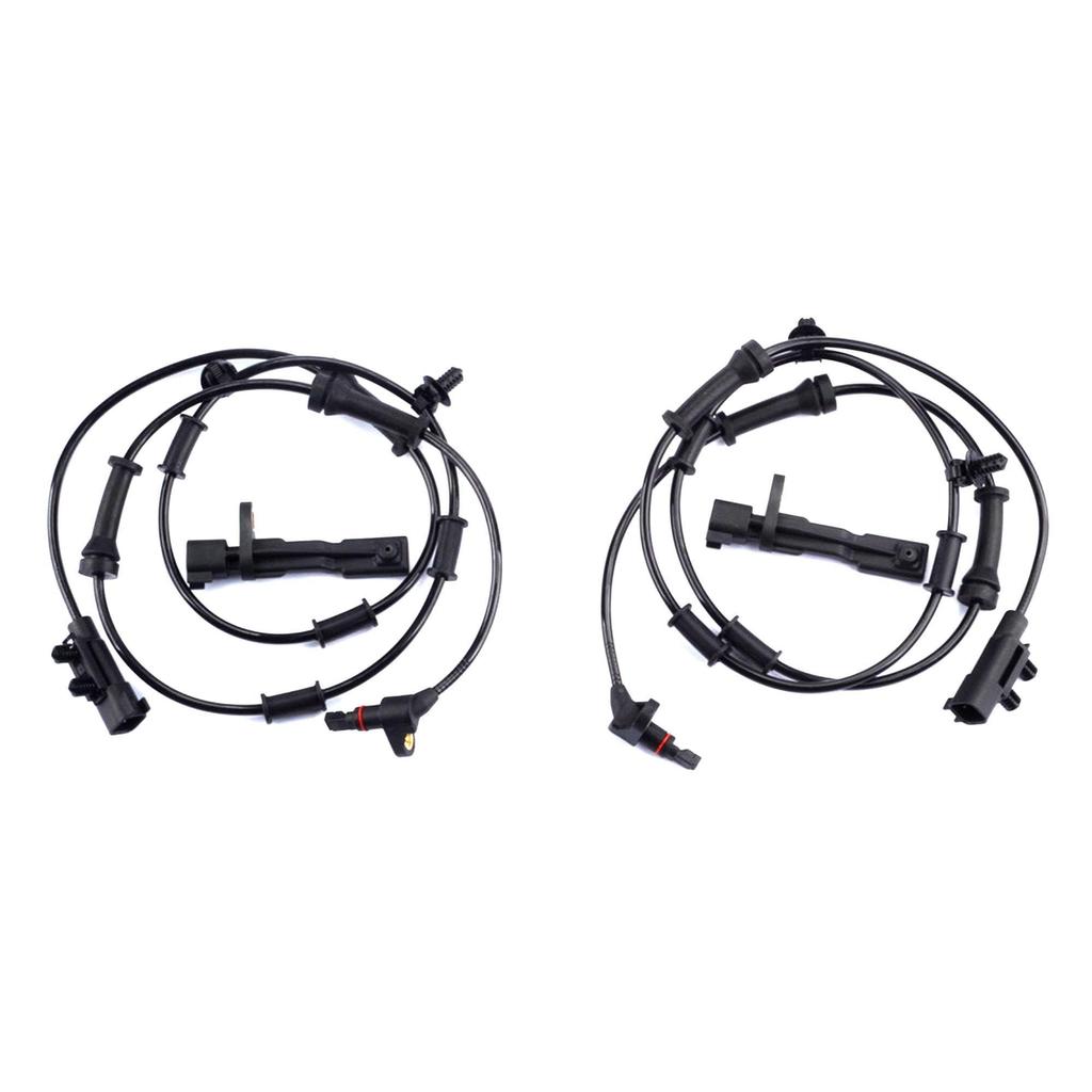 Dasbecan Front & Rear ABS Wheel Speed Sensor for Jeep Wrangler 3.6L 2012-2017 Jeep
