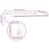 Retractable Awning Yellow 350 x 200 cm Fabric