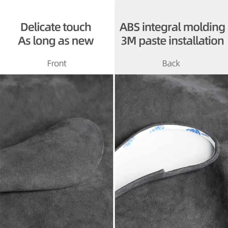 For Porsche Cayenne 2004-2009 Made of Alcantara Wrap Center Console Gear Shift Panel Knob Trim Cover Car Interior Accessories