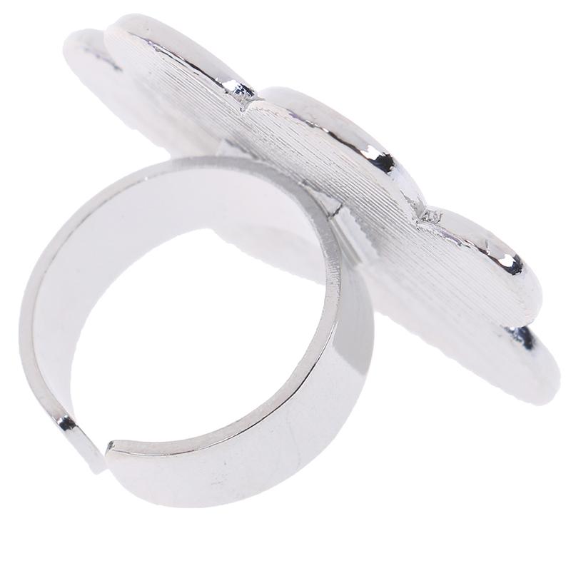 Nail Art Metal Finger Ring Palette Color Painting Pigment Holder Nail Art Tool