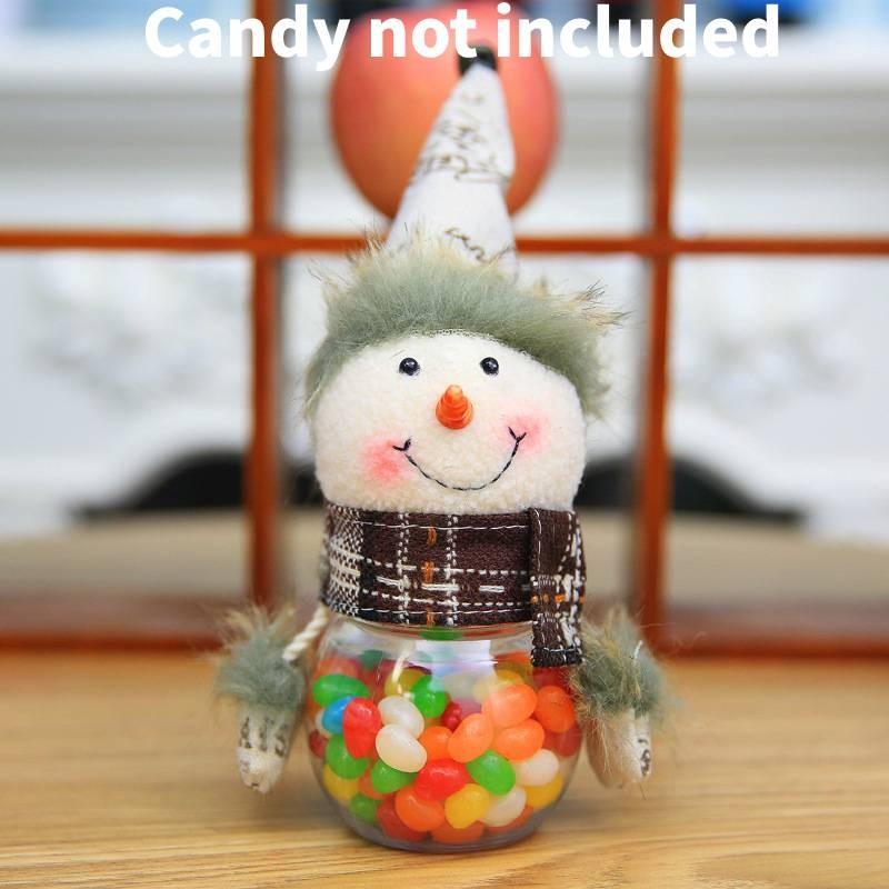 Delightful Christmas Candy Jar With Whimsical Reindeer For Kids Holiday Celebrations