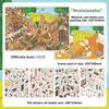 5 Stickers Per Pack My Little House Series #38 2.5D Oversized Scenery Stickers