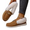 Women's Autumn & Winter Korean-Style Fuzzy Driving Moccasins - Fleece-Lined, Thick-Soled, Slip-On, Soft-Soled, Flat-Heeled