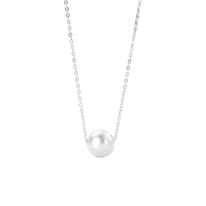 Жемчужное ожерелье женское простое модное элегантное универсальное ожерелье для холодного ветра с жемчугом подарок для девочек