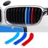 Для BMW X1 X2 X3 X4 X5 X6 X7 E84 F48 F49 F39 E83 F25 G01 F26 G02 E70 F15 E53 G05 E71 E72 F16 G06 G07 3 шт. Декоративная полоска для решетки автомобиля