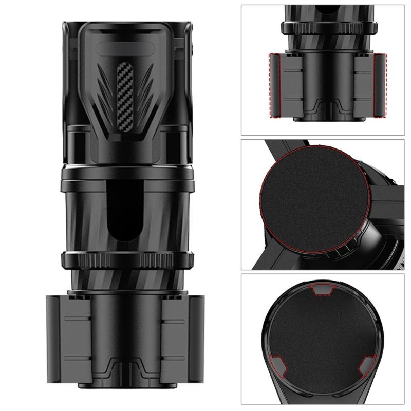 Многофункциональный автомобильный держатель для стаканов 2 в 1, адаптер для расширения объема напитков, подставка-лоток, вращающаяся на 360 градусов, органайзер, нескользящая