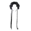 Goth Flower Crowns For Women Gothic Skull Headband Halloween Headband Goth Tassel Headband Day Of the Dead Headband