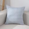 Синие наволочки в клетку для дома, декоративные наволочки для дивана 45x45 см 1 шт.