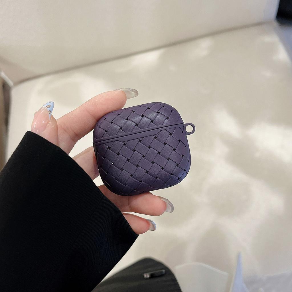 Премиальная простая плетеная кожаная узорчатая защитная крышка для AirPods Pro 1 новая крышка для наушников 1-го поколения 1/1-го поколения мягкая противоударная