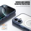 For iPhone 17 Case Compatible with MagSafe Precise Cutouts TPU+PC Clear Phone Back Cover