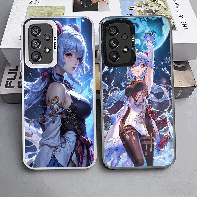 Ударопрочный чехол для телефона Genshin Impact Ganyu для Samsung A17 A16 A15 A14 A37 A57 A36 A56 A26 A35 A55 A25 A34 A54 A24 A13 A23 A33 A