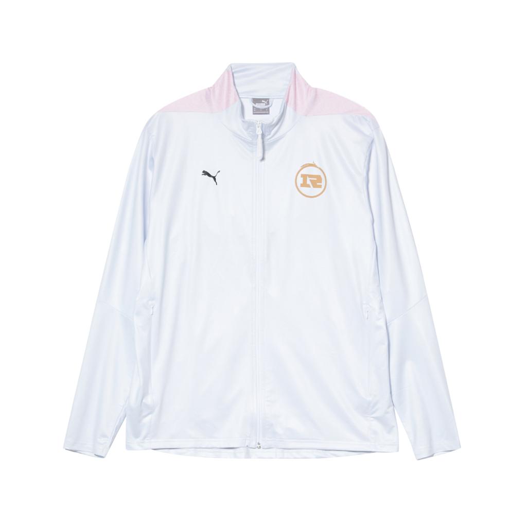 Puma X Honor Of Kings Collaboration Kpl Color Block Simple Logo Stand Collar Long Sleeve Jacket Unisex Jacket Gray 605764-10