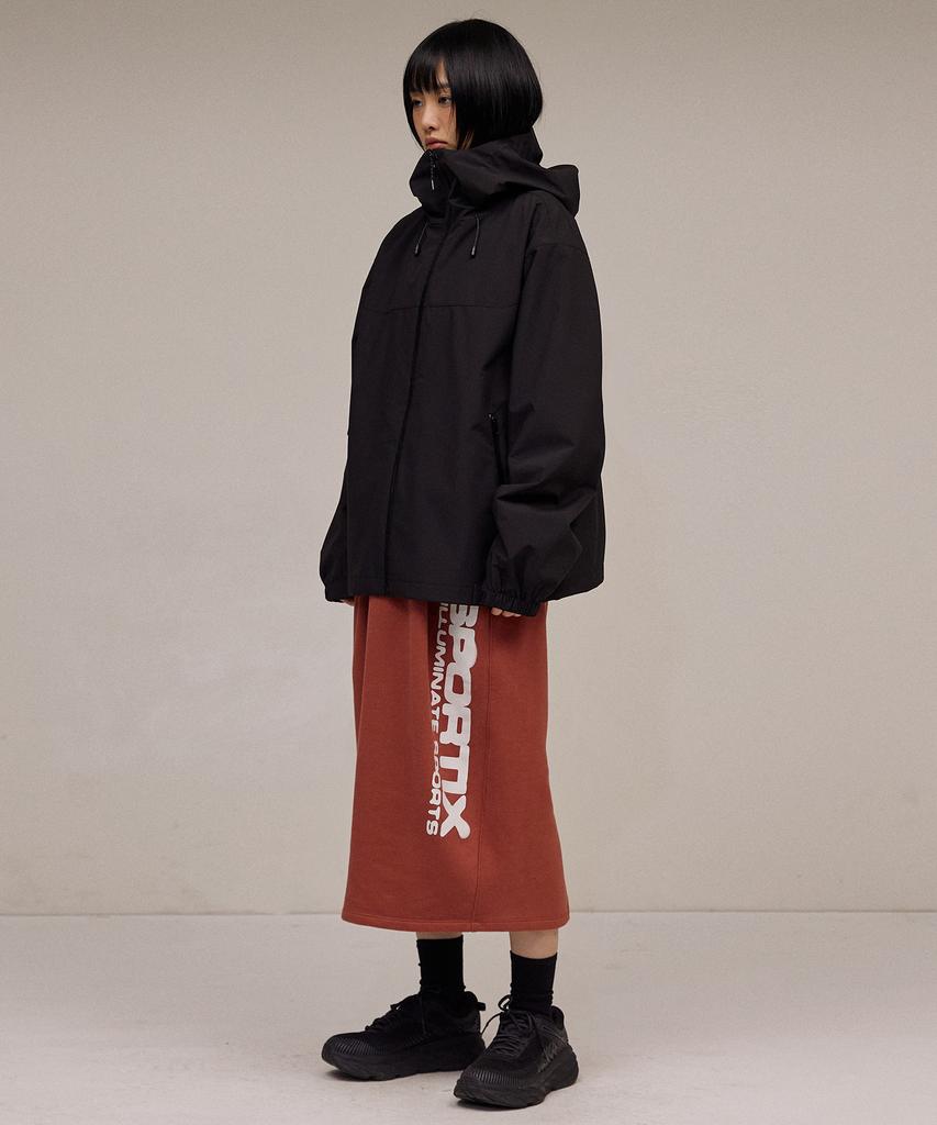 Illuminate Sportix Logo Long Skirt - Wine