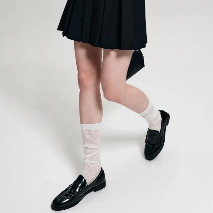 Элли Полупрозрачные гольфы / ELLIE SEETHROUGH KNEE SOCKS_6цветов