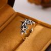 Five-pointed Star Ring Index Finger Men's Trendy Accessories Women's Open Star Ring Star