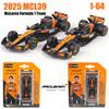 Ббураго 1:64 McLaren F1 2025 MCL39 №4 Ландо Норрис №81 Оскар Пиастри модельный ряд автомобилей детские рождественские подарки для мальчиков игрушки