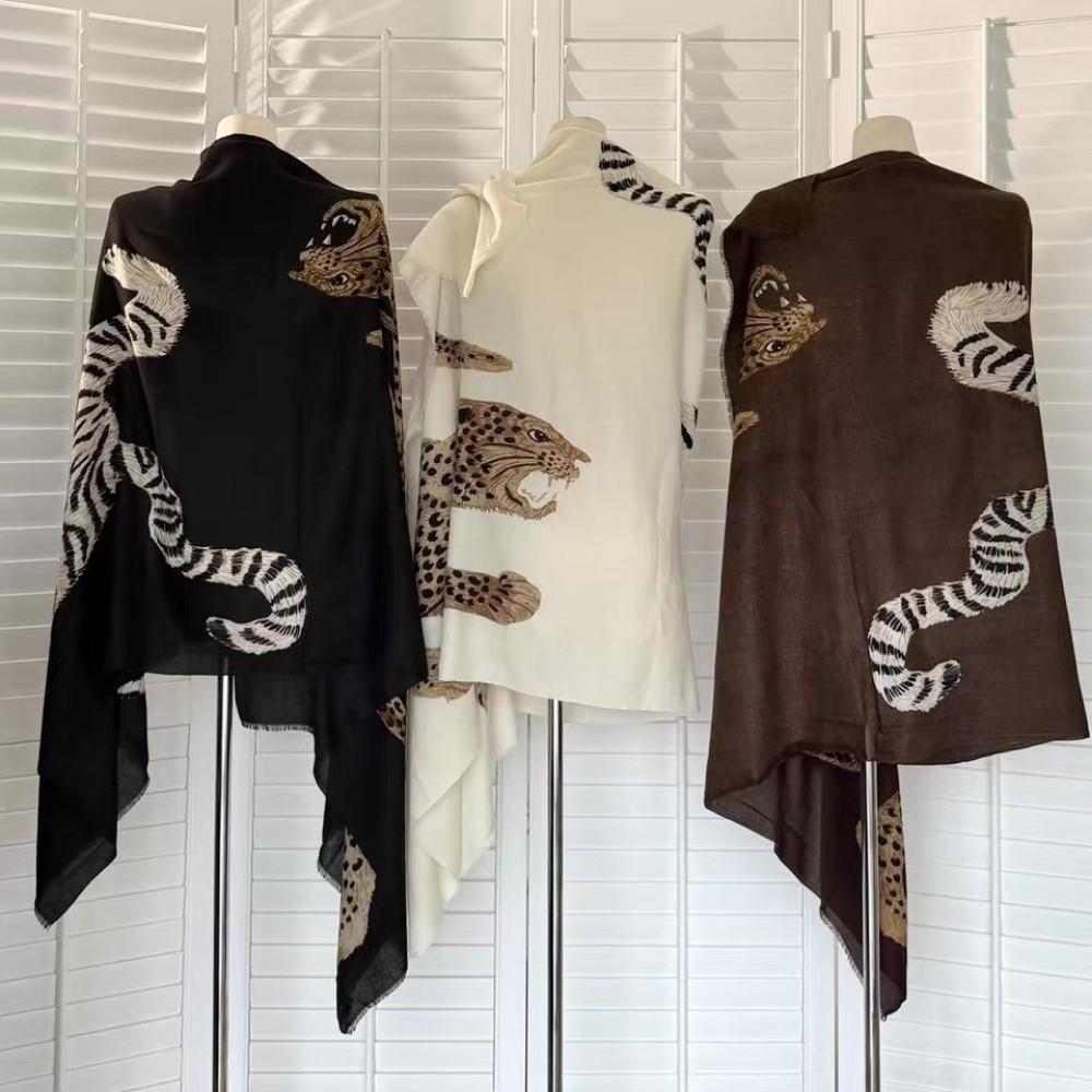 Old Money Style Sunscreen Cover-up Leopard Draped Cardigan Elegant Vintage Shawl Wrap Women