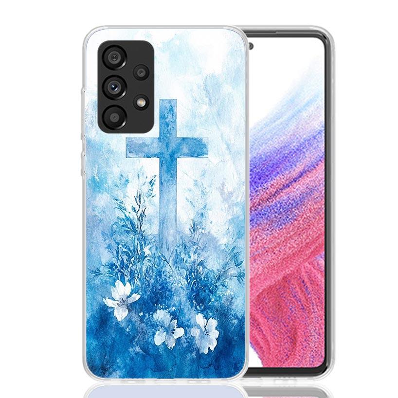 Чехол для телефона с изображением Иисуса из Библии для Samsung Galaxy A52 A32 A22 A12 A02S A50S A30S A51 A31 AA71 Note 20 Ultra 10 S10 Plus Galaxy A52 A42 A