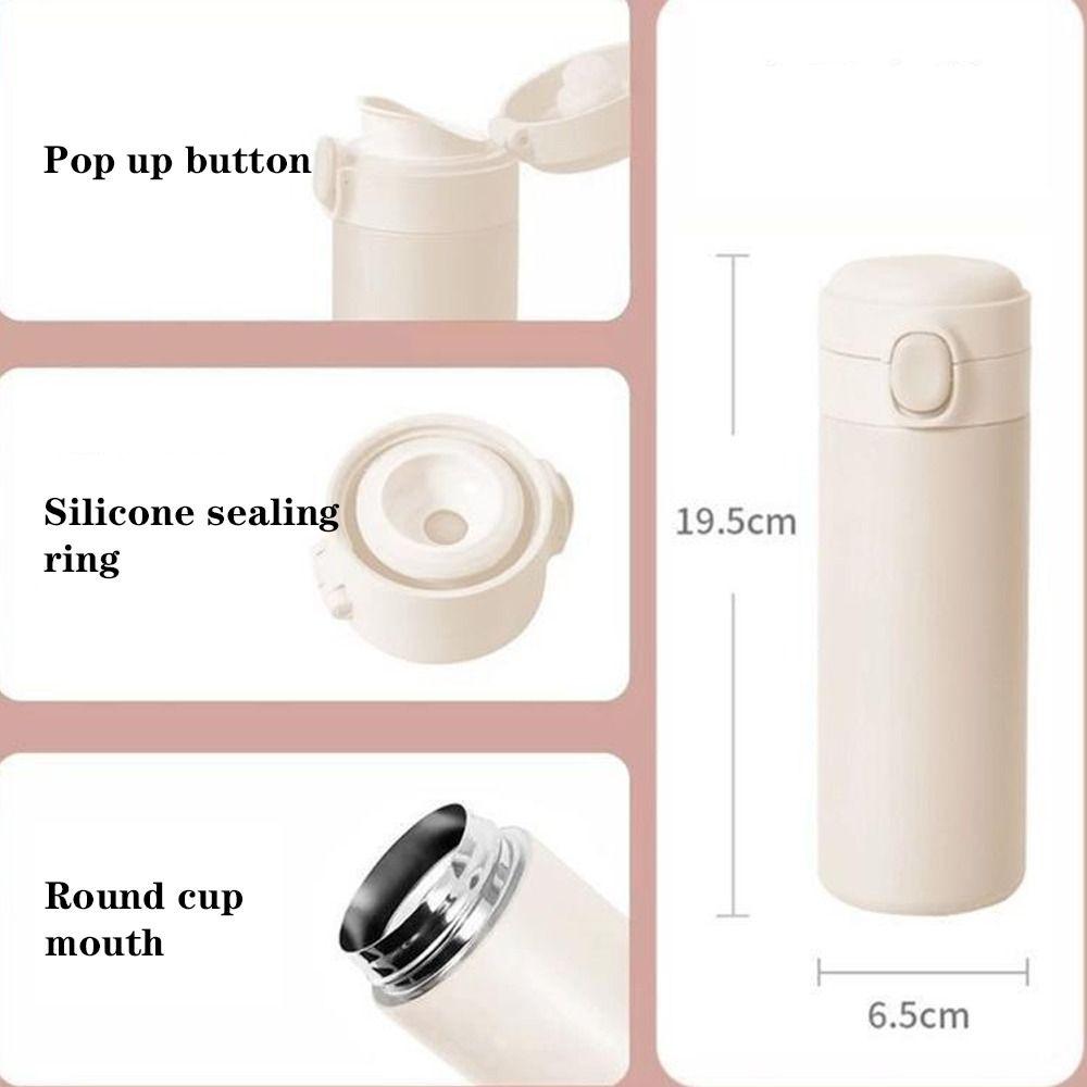 Термокружка из нержавеющей стали для студентов с рисунком для путешествий, изолированные бутылки для улицы