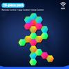 LED Hexagon Night Lights Smart Home Gaming Wall Lights Remote Control LED Panels Light Music Sync For Gaming Room Decor